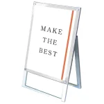 PSSK ポスター用スタンド看板 B2 ホワイト/シルバー 片面 (PSSK-B2KW)