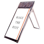 パンフレットケース付 ポスター用スタンド看板 マグネジ