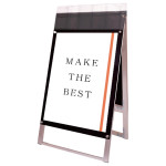 パンフレットケース付 ポスター用スタンド看板 マグネジ
