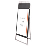 パンフレットケース付 ポスター用スタンド看板 マグネジ