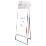 パンフレットケース付 ポスター用スタンド看板 マグネジ