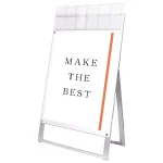 パンフレットケース付 ポスター用スタンド看板 マグネジ