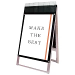 パンフレットケース付 ポスター用スタンド看板 マグネジ