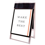 パンフレットケース付 ポスター用スタンド看板 マグネジ