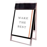 パンフレットケース付 ポスター用スタンド看板 マグネジ