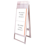 ポスター用スタンド看板パンフレットケース付