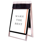 ポスター用スタンド看板パンフレットケース付