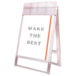 ポスター用スタンド看板パンフレットケース付