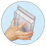 ■パンフレット配布に便利なケース付き