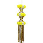 【2026年夏】クリスタル2連つづみ吹流し イエロー (No.002914)