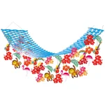 【2026年夏】トロピカルモンキープリーツハンガー (No182-21)