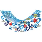 【2026年夏】親子イルカプリーツハンガー (No182-22)