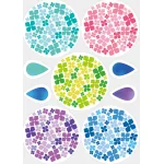 【2026年夏】ウィンドウステッカー(小)あじさい (No182-7)