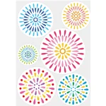 【2026年夏】ウィンドウステッカー(小) 花火 (No182-7)