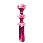 【2026年夏】メッキ二連つづみ吹流し ピンク (No.025464d)