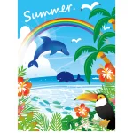 【2026年夏】バックスクリーンシート サマー (No182-5)