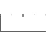 白無地 販促横幕 W1800×H600mm  (1524)