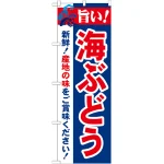 のぼり旗 旨い!海ぶどう (21664)