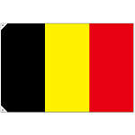 販促用国旗 ベルギー サイズ:大 (23663)