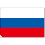 販促用国旗 ロシア サイズ:大 (23687)