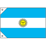 販促用国旗 アルゼンチン サイズ:ミニ (23733)