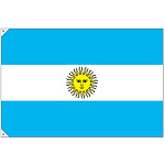 販促用国旗 アルゼンチン サイズ:大 (23735)