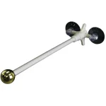 フラッグポール用丸パイプ 対応サイズW28cm 規格:2個吸盤式 金 (23806)