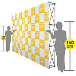 楽々！バックパネルスタンド 3×5 W3745×H2265mm ※器具のみ