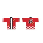 フルカラーハッピ いらっしゃい 赤 トロマット Fサイズ (受注生産) 29147