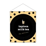 タピオカ 吊り下げ旗 tapioca milk tea (29927)