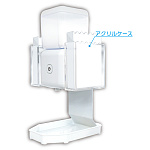 非接触式 自動手指消毒器 キューブ型マルチディスペンサー アクリルケース付 (29955)