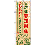ご当地のぼり旗 愛知県産 内容:コシヒカリ (SNB-914)