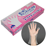 食品衛生法適合 外エンボス ポリ手袋(ポリエチレン製) 6000枚入 ナチュラル Lサイズ