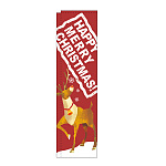 スリムのぼり ハッピーメリークリスマス 柄:トナカイ (5074)