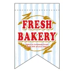 変形タペストリー FRESH BAKERY(リボンカット)