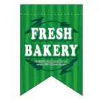 変形タペストリー FRESH BAKERY(リボンカット)