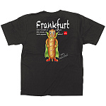 黒Tシャツ フランクフルト キャラクター サイズ:L (64158)