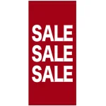 フルカラー店頭幕(懸垂幕) SALE SALE SALE 素材:ポンジ (69549)