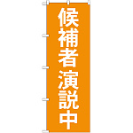 選挙のぼり旗 候補者演説中 (GNB-1923)