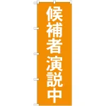 選挙のぼり旗 候補者演説中 (GNB-1923)