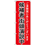 選挙のぼり旗 候補者街頭演説中 (GNB-1926)