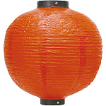 【尺二・丸】提灯 無地 カラー:赤 (9124)