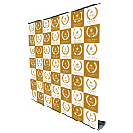 楽幕1500/2000 WEB会議用背景スクリーン向けロールアップバナー