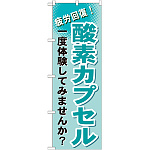 のぼり旗 酸素カプセル (GNB-1035)