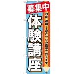 のぼり旗 体験講座 募集中 (GNB-1584)