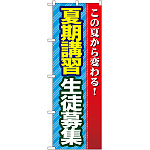 のぼり旗 夏期講習 生徒募集 (GNB-69)