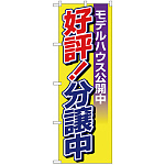 のぼり旗 好評!分譲中 モデルハウス公開中 (H-1457)