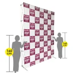 楽々！バックパネルスタンド 4×3 ハイタイプ (W2265×H3005) ※器具のみ ※欠品中・4月7日入荷予定 (予約販売商品)