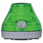 携帯型LED回転灯 ニコPOT カラー:緑 (VL08B-003DG)