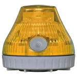 携帯型LED回転灯 ニコPOT カラー:黄 (VL08B-003DY)